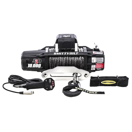 Smittybilt X2O 10 COMP GEN2 10K WATERPROOF WIRELESS WINCH W/SYNTHETIC ROPE & ALUMINUM FAIRLEAD 98510